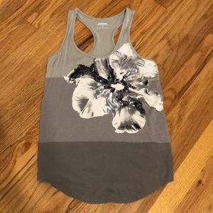 Express Flower Racerback Tank Top
